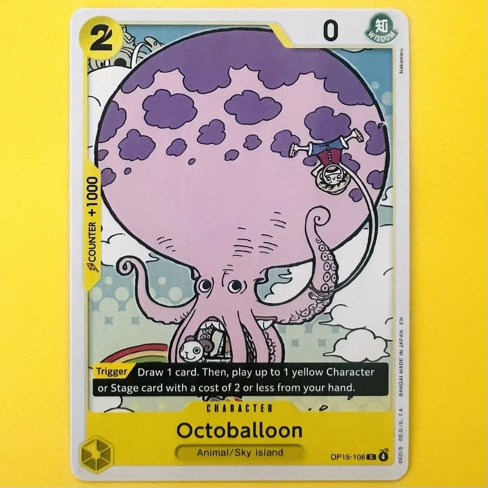 Octoballoon OP15-106 Adventure on Kami's Island Regular Common Card One Piece NM